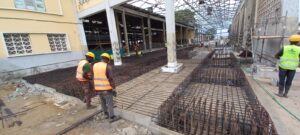 Trabajos en Lobito preparación ferralla